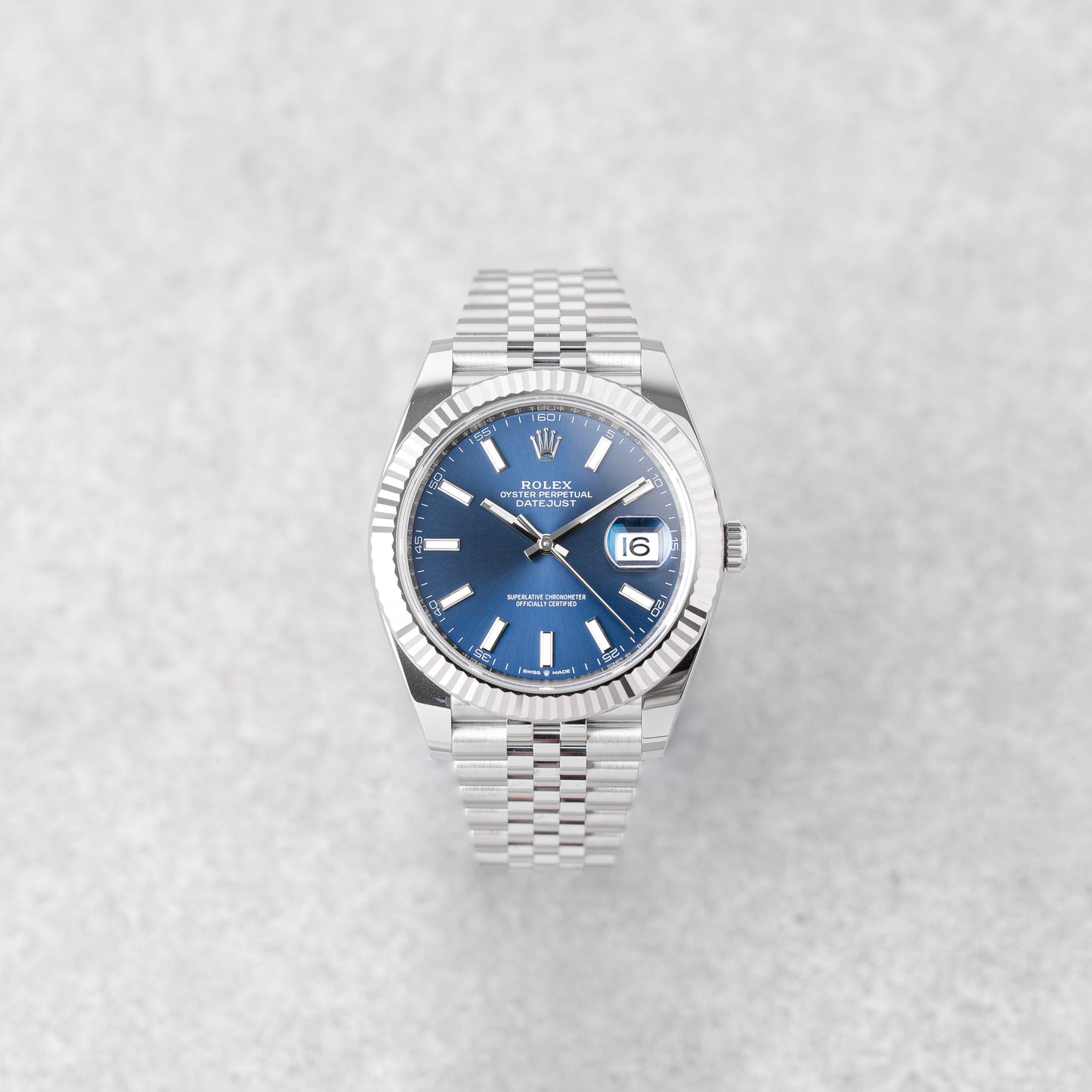 ROLEX DATEJUST 41 BLUE DIAL REF: 126334 (2021)