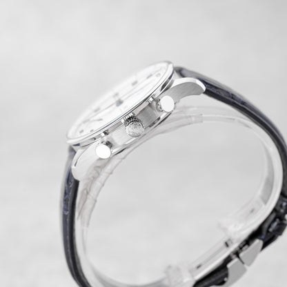 IWC PORTUGIESER CHRONOGRAPH WHITE DIAL REF: IW371605 (2020)