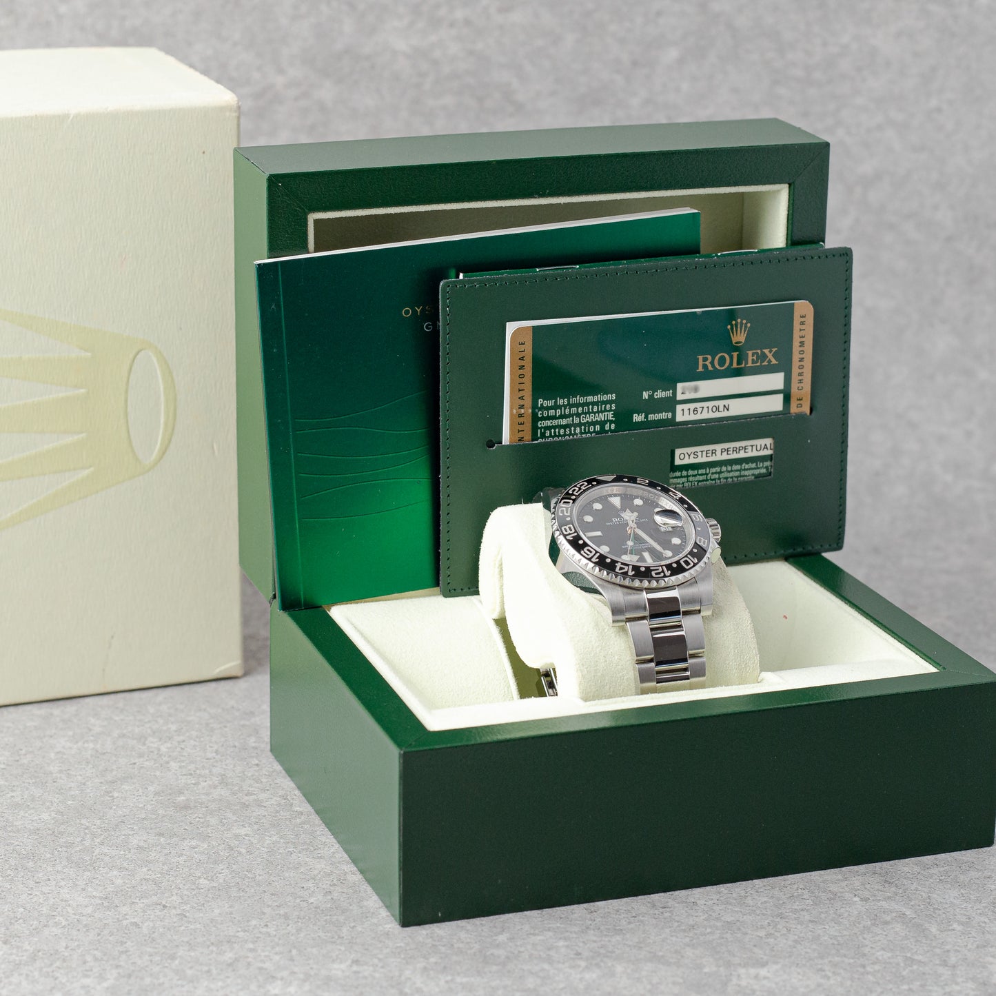 ROLEX GMT-MASTER II "BLACK" REF: 116710LN (2011)