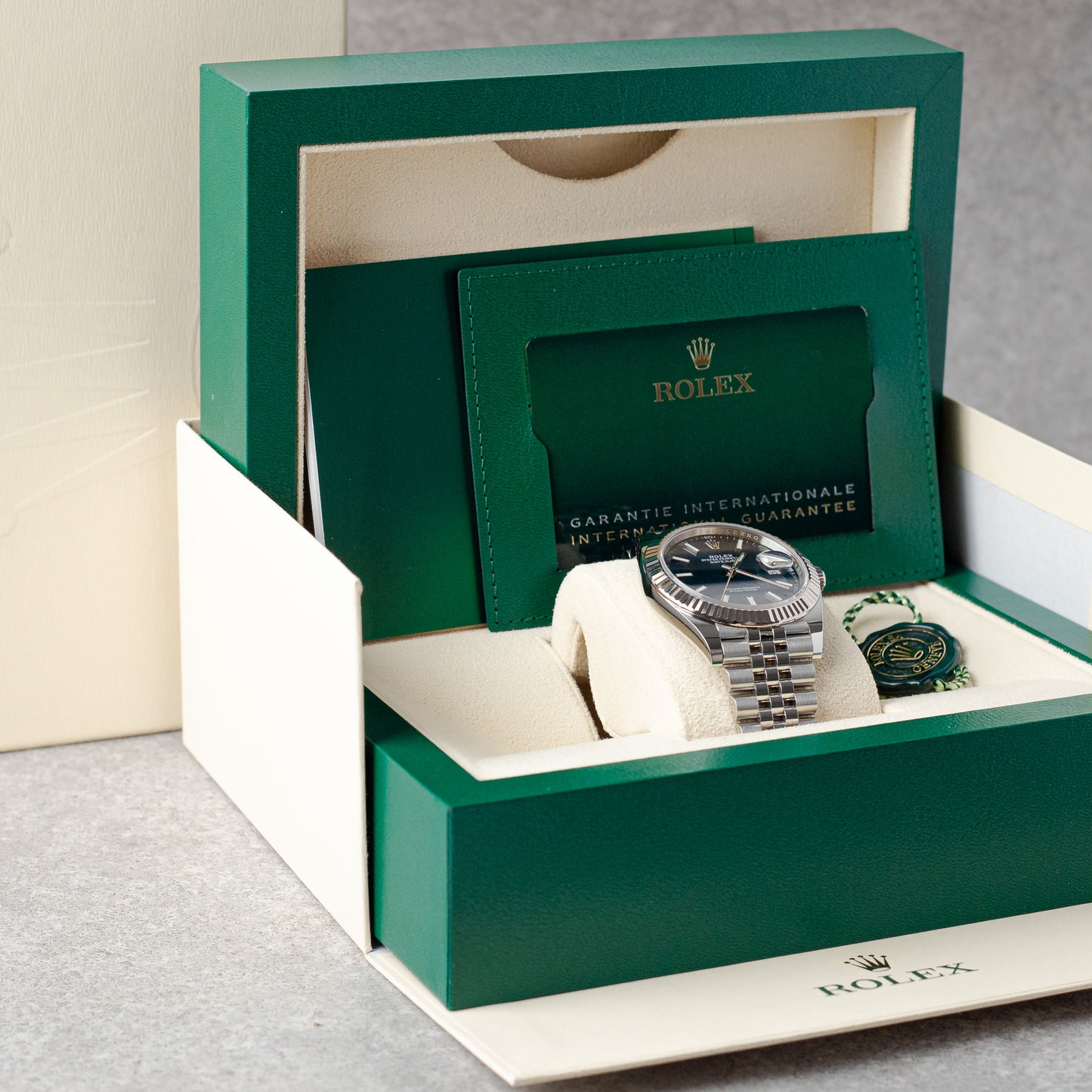 ROLEX DATEJUST 41 BLUE DIAL REF: 126334 (2021)