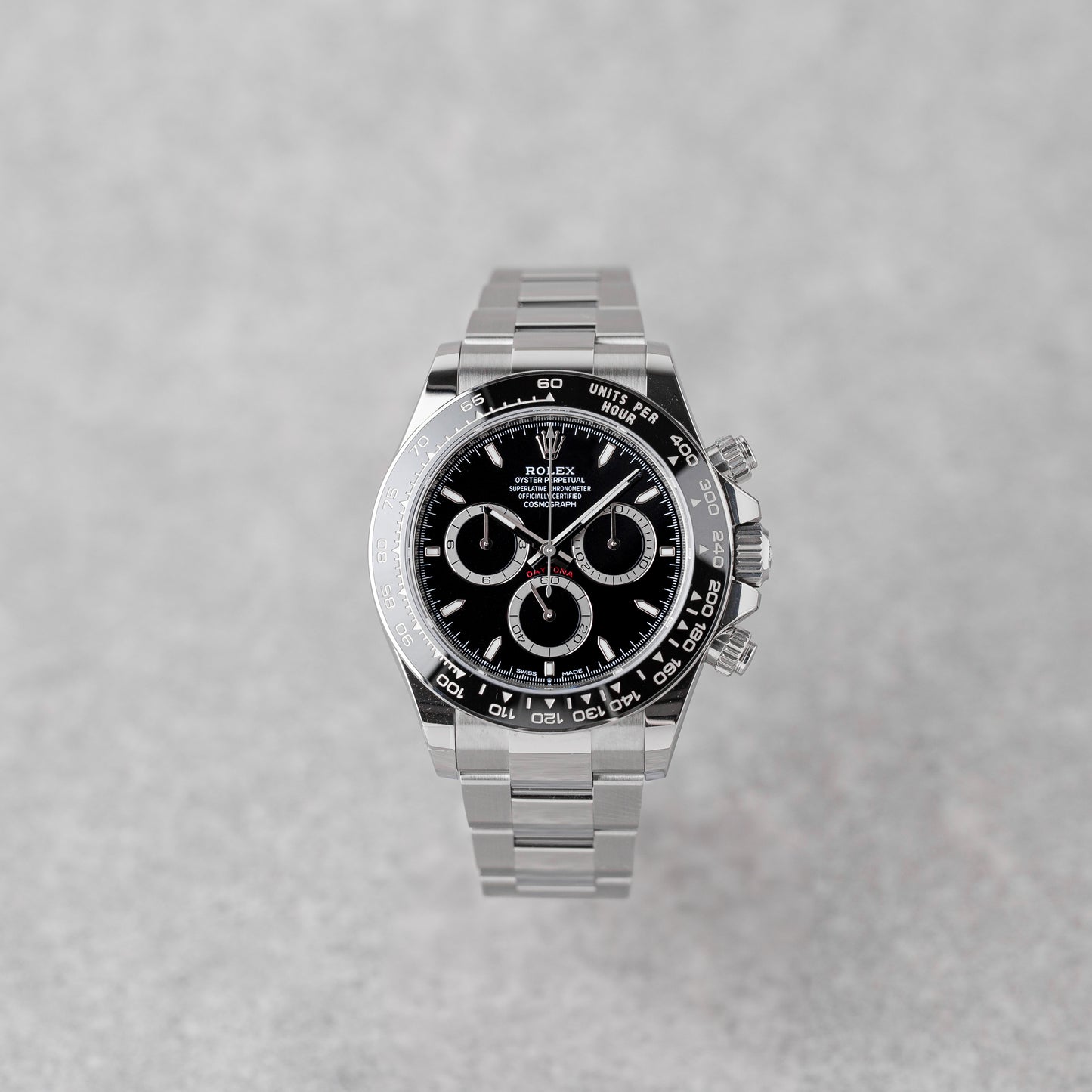 ROLEX DAYTONA "BLACK DIAL" REF: 126500LN (2024)
