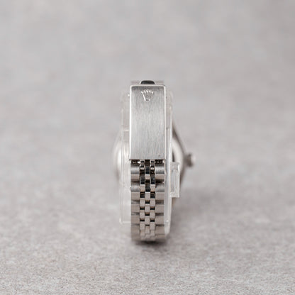 ROLEX LADY-DATEJUST 26 BLACK DIAMOND DIAL REF: 69174 (1990)