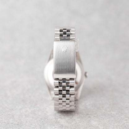 ROLEX DATEJUST 36 BLACK DIAL DIAMONDS REF: 16234 (1992)