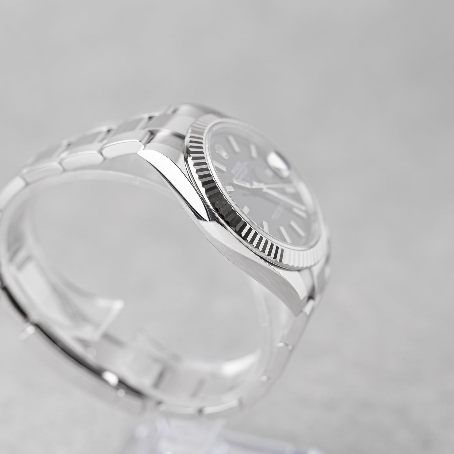 ROLEX DATEJUST 41 BLACK DIAL REF: 126334