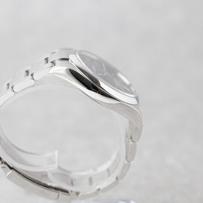 ROLEX OYSTER PERPETUAL 39 RHODIUM REF: 114300 (2018)