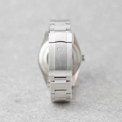 ROLEX OYSTER PERPETUAL 39 RHODIUM REF: 114300 (2018)