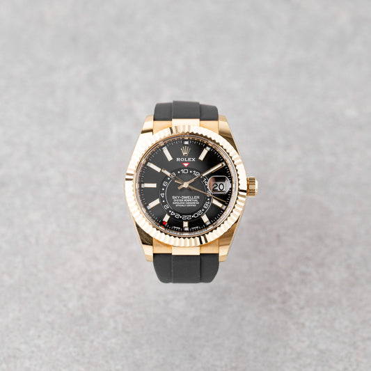 ROLEX SKY-DWELLER BLACK DIAL REF: 326238