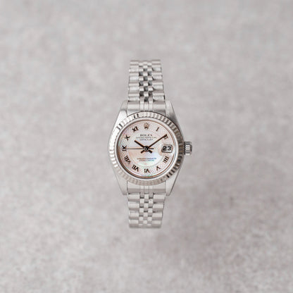 ROLEX LADY-DATEJUST 26 MOTHER OF PEARL DIAL REF: 79174