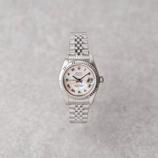 ROLEX LADY-DATEJUST 26 MOTHER OF PEARL DIAL REF: 79174