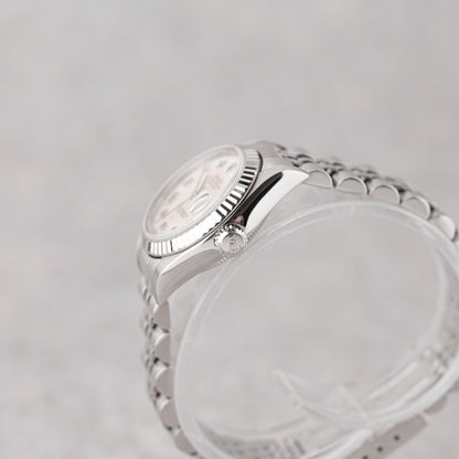 ROLEX LADY-DATEJUST 26 MOTHER OF PEARL DIAL REF: 79174
