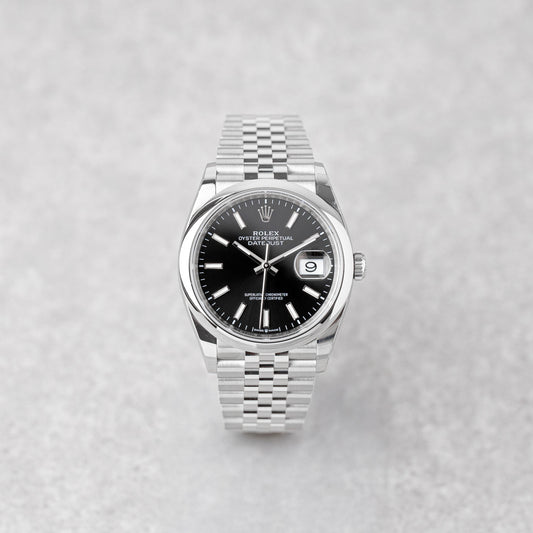 ROLEX DATEJUST 36 BLACK JUBILEE REF: 126200 (2025)