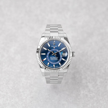 ROLEX SKY-DWELLER BLUE DIAL REF: 326934