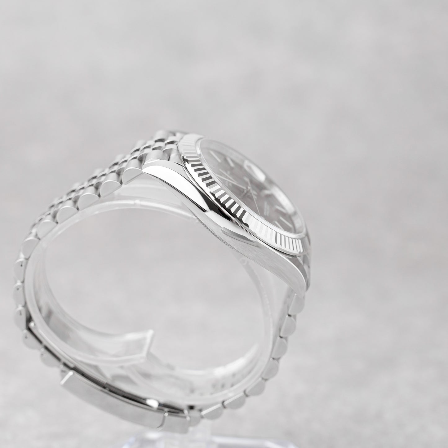 ROLEX DATEJUST 41 RHODIUM DIAL REF: 126334 (2025)