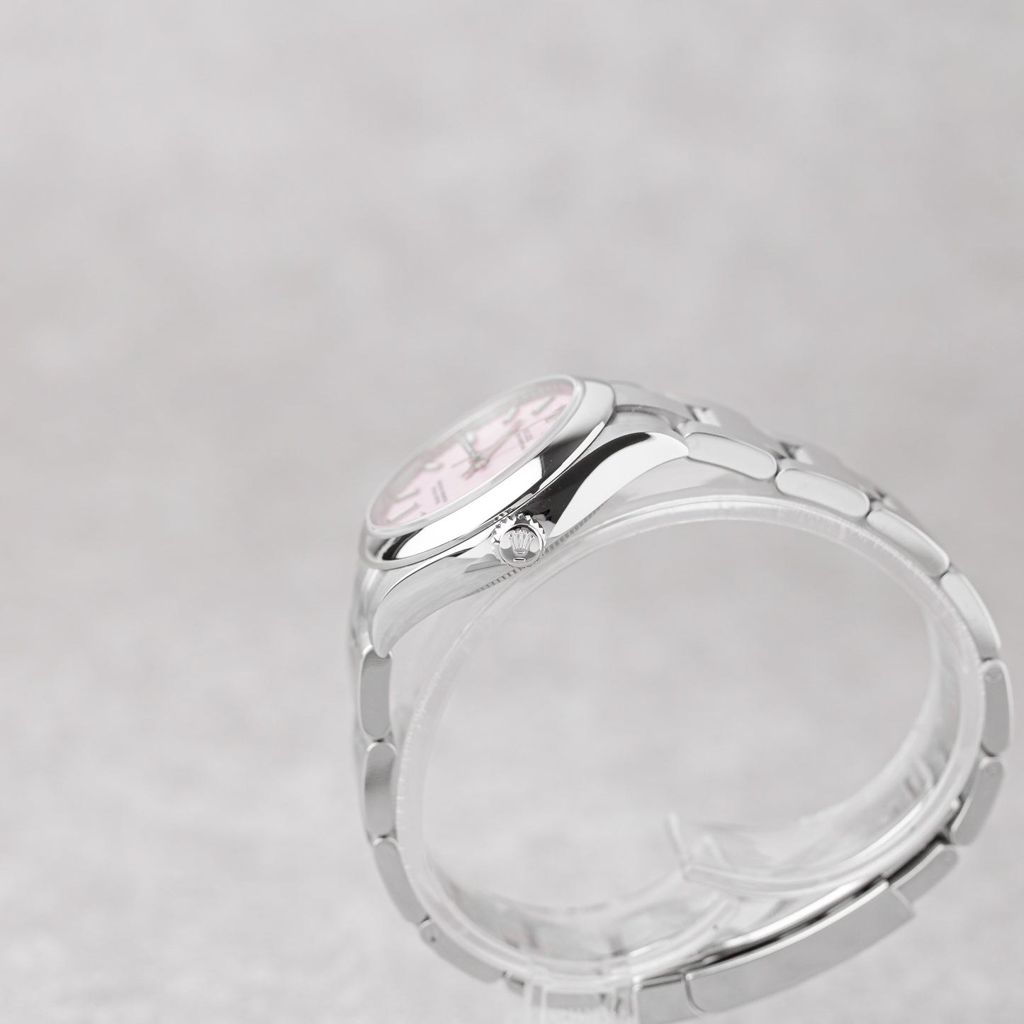 ROLEX OYSTER PERPETUAL 31 PINK DIAL REF: 277200 (2025)