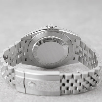 ROLEX DATEJUST 41 RHODIUM DIAL REF: 126334 (2025)