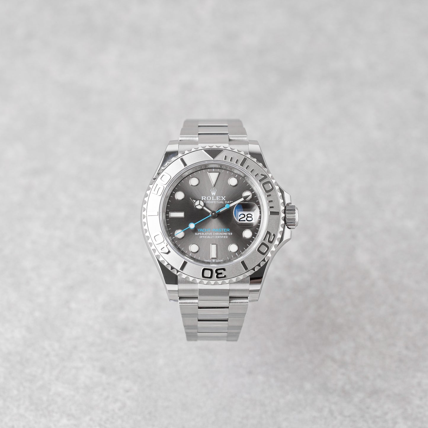 ROLEX YACHT-MASTER 40 "RHODIUM DIAL" REF:126622