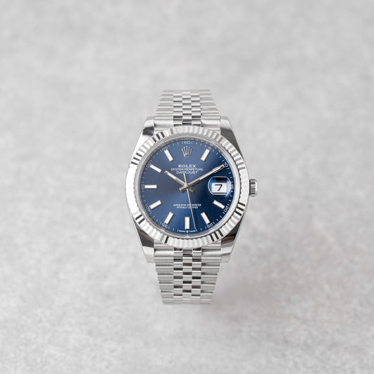 ROLEX DATEJUST 41 BLUE DIAL REF: 126334 (2025)