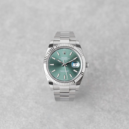 ROLEX DATEJUST 41 DIAL VERDE OYSTER REF: 126334 (2024)