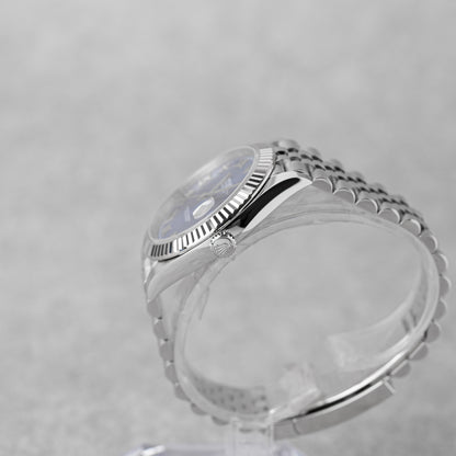 ROLEX DATEJUST 41 AZZURO BLUE DIAL REF: 126334 (2025)