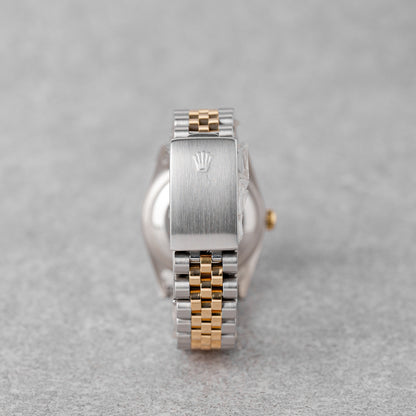 ROLEX DATEJUST 36 MOSTRADOR PRETO DIAMANTES REF: 16233 (1996)