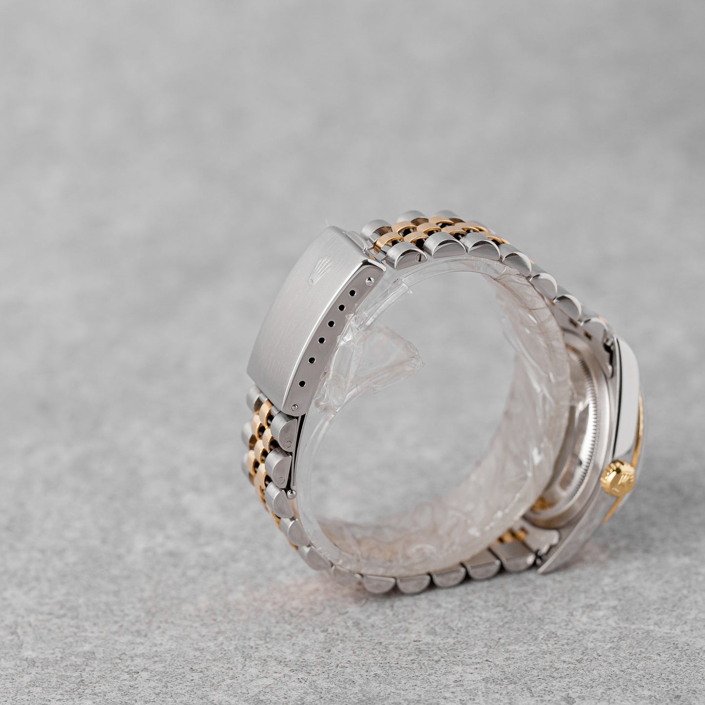 ROLEX DATEJUST 36 MOSTRADOR PRETO DIAMANTES REF: 16233 (1996)