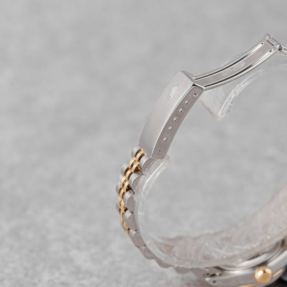 ROLEX LADY-DATEJUST 26 CHAMPAGNE MOTIF DIAL REF: 69173