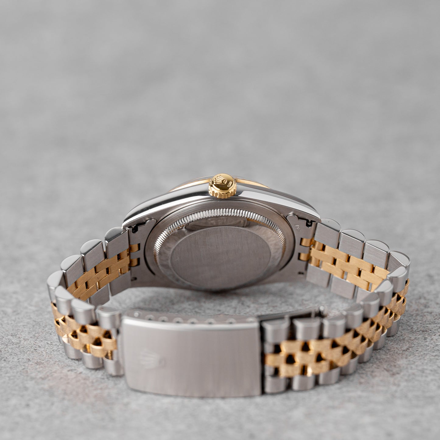 ROLEX DATEJUST 36 MOSTRADOR PRETO DIAMANTES REF: 16233 (1996)