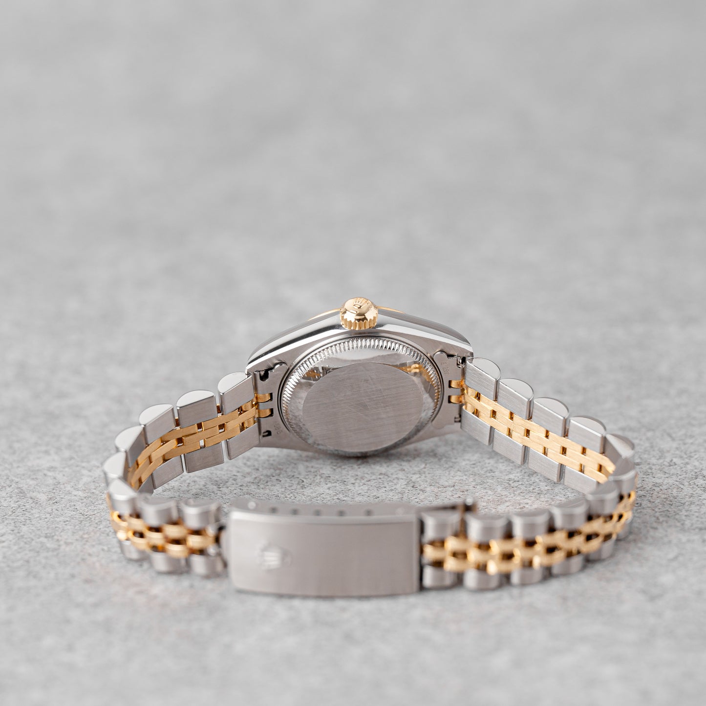 ROLEX LADY-DATEJUST 26 BLACK DIAMOND DIAL REF: 69173