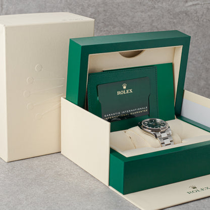 ROLEX DATEJUST 41 DIAL VERDE OYSTER REF: 126334 (2024)