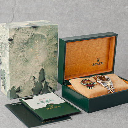 ROLEX DATEJUST 36 MOSTRADOR PRETO DIAMANTES REF: 16233 (1996)