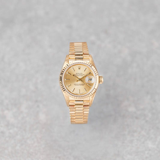 ROLEX LADY-DATEJUST 26 OURO REF: 69178