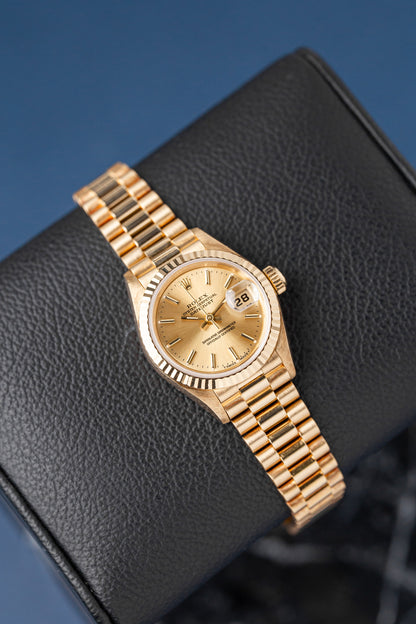 ROLEX LADY-DATEJUST 26 OURO REF: 69178