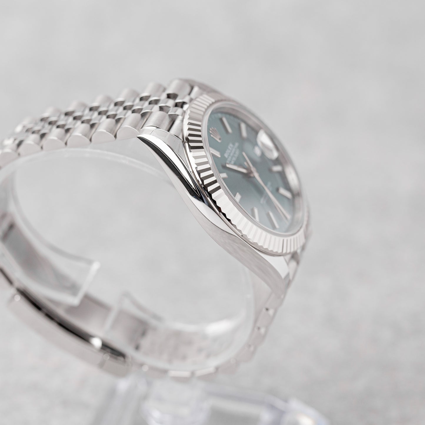 ROLEX DATEJUST 41 GREEN DIAL JUBILEE REF: 126334 (2025)