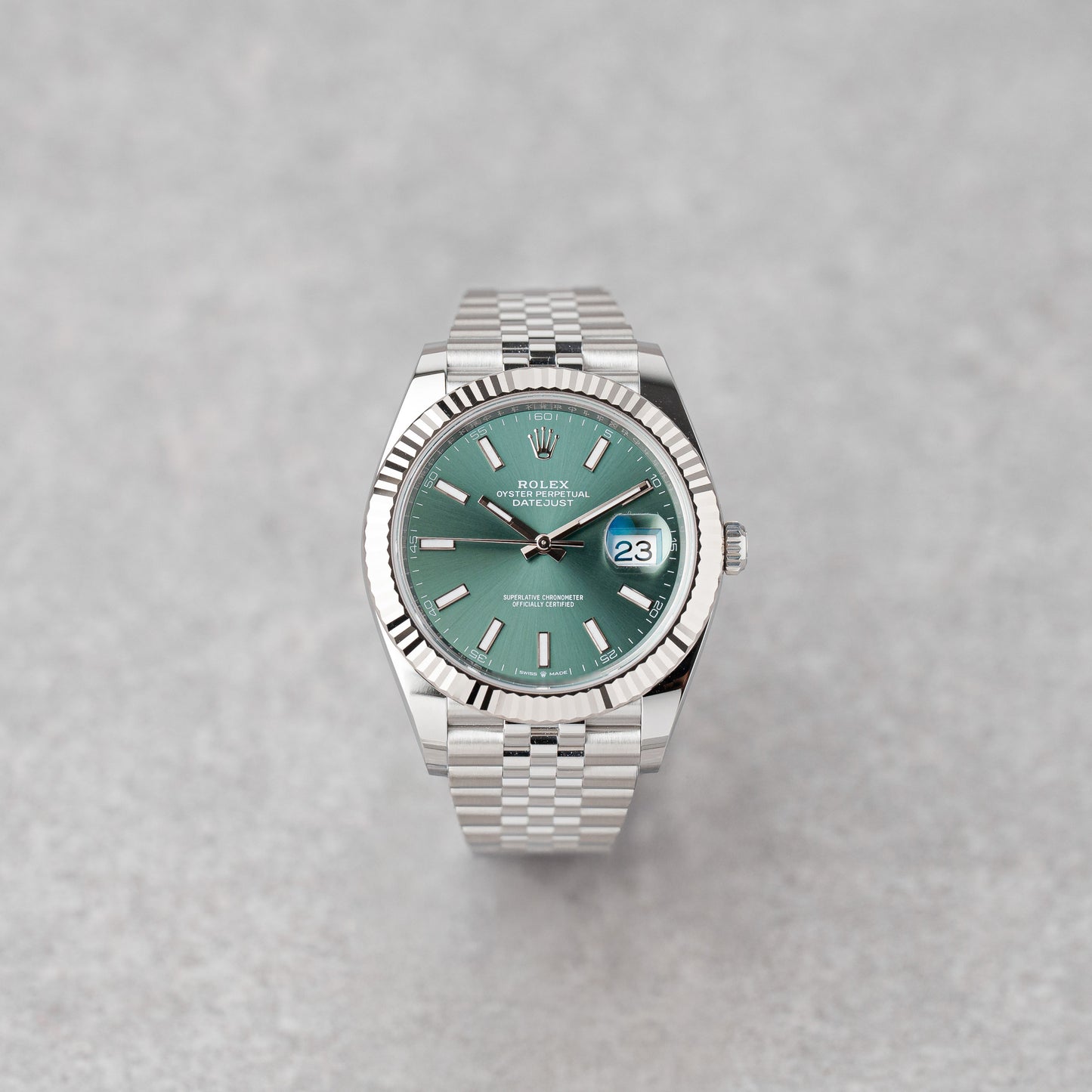 ROLEX DATEJUST 41 DIAL VERDE JUBILEE REF: 126334 (2025)