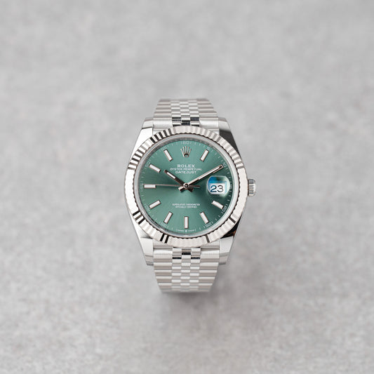 ROLEX DATEJUST 41 DIAL VERDE JUBILEE REF: 126334 (2025)