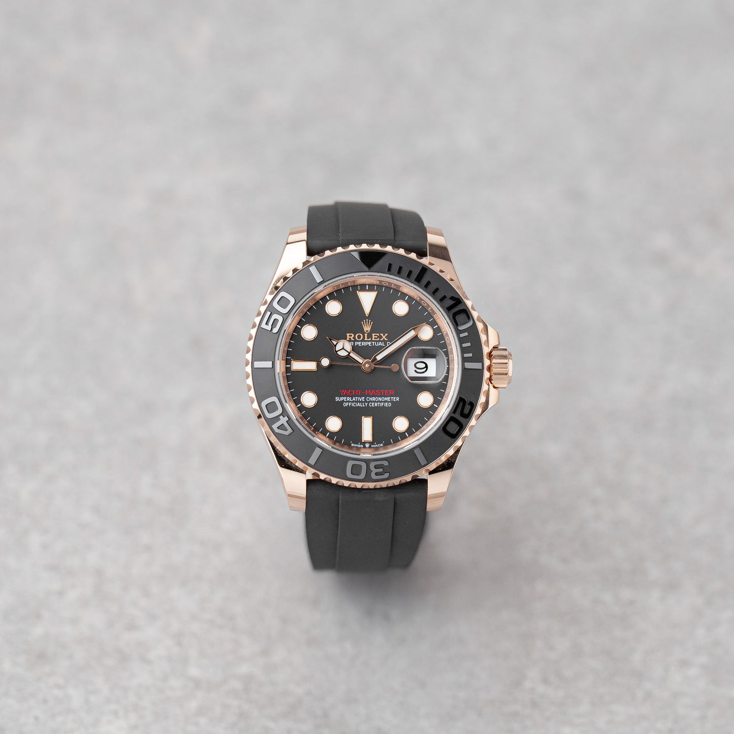 ROLEX YACHT-MASTER 40 OURO EVEROSE REF: 126655 (2022)