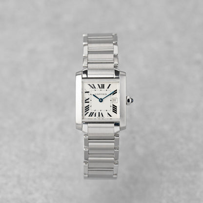 CARTIER TANK FRANÇAISE MÉDIO REF: W51011Q3