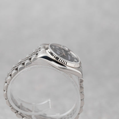 ROLEX DATEJUST 31 BLUE DIAMOND DIAL REF: 68274 (1998)