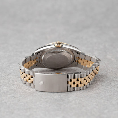 ROLEX DATEJUST 36 DIAL DE DIAMANTE CHAMPANHE REF: 16233 (1996)