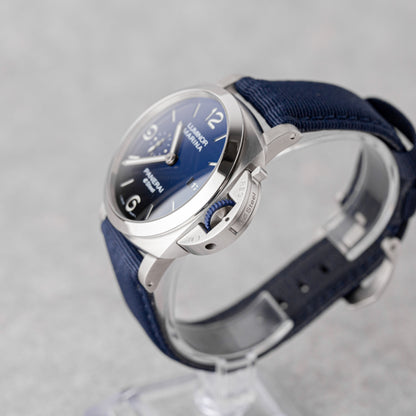 PANERAI LUMINOR MARINA ESTEEL BLU PROFONDO REF: PAM01157