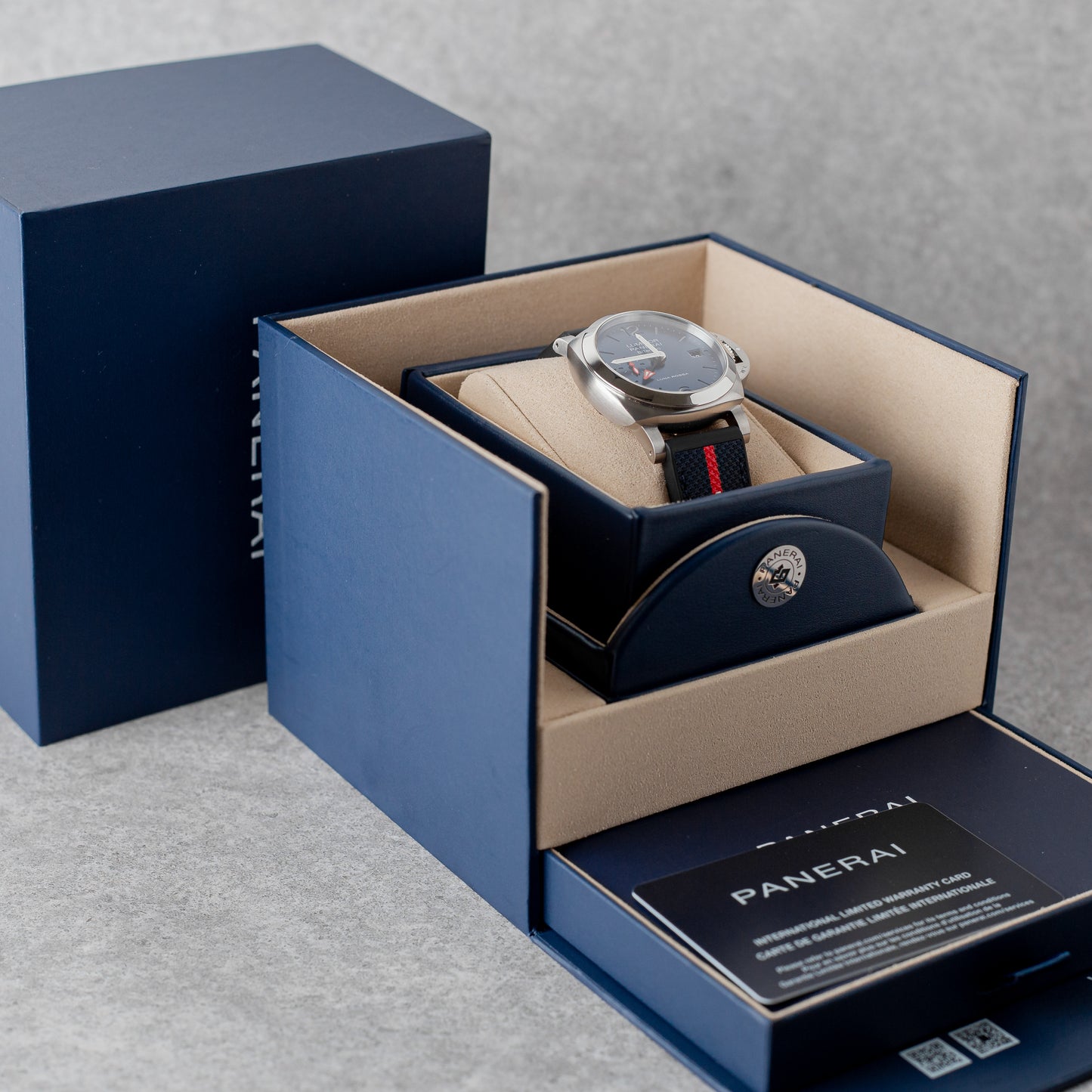 PANERAI LUMINOR QUARANTA BITEMPO LUNA ROSSA REF: PAM01404