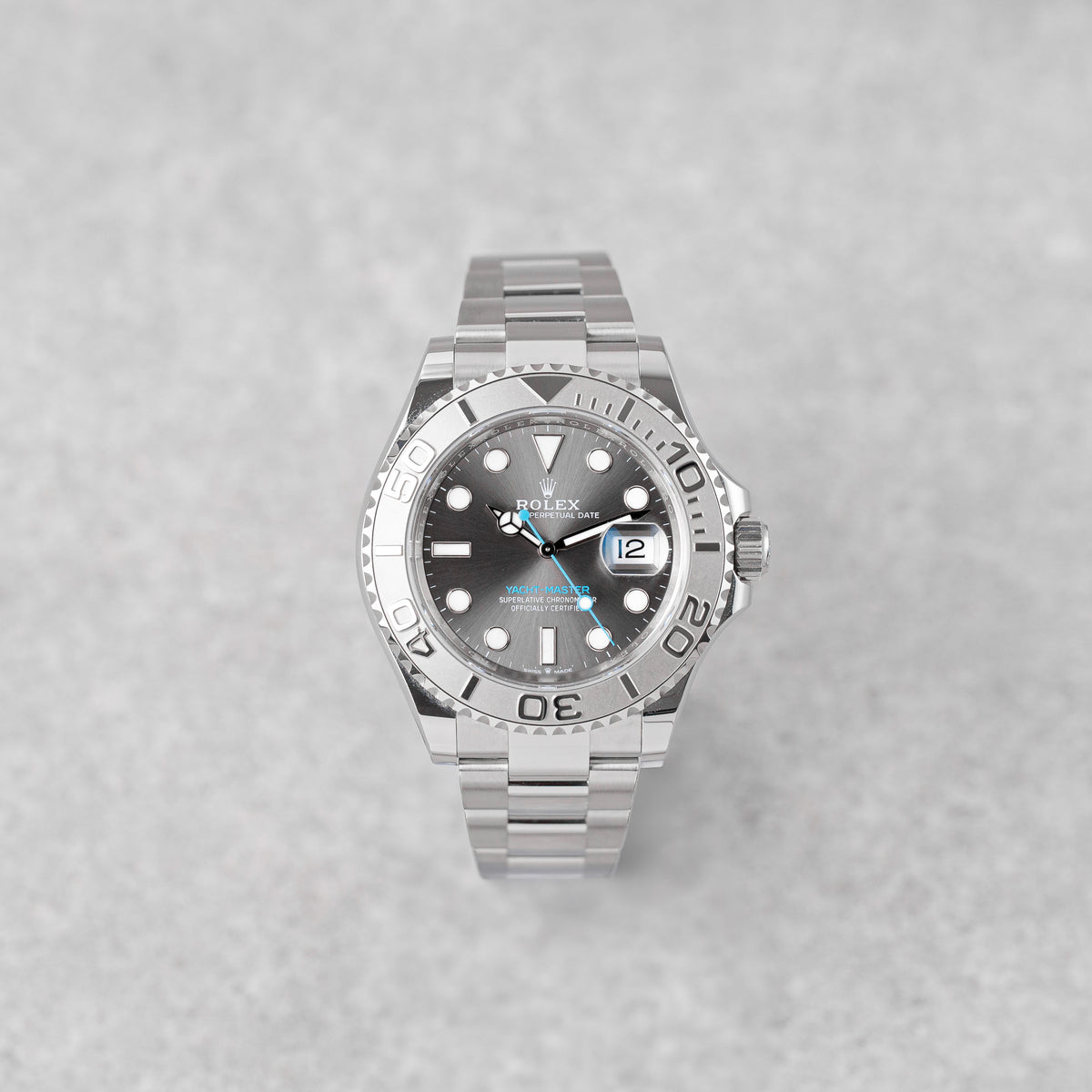 ROLEX YACHT-MASTER 40 "RHODIUM DIAL" REF: 126622 (2023)
