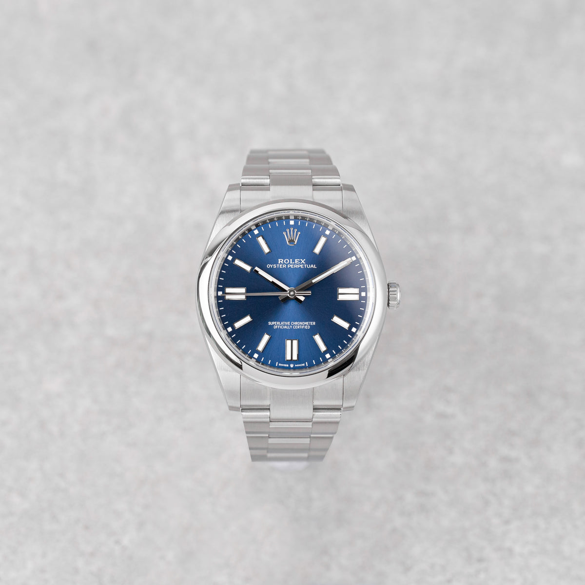 ROLEX OYSTER PERPETUAL 41 BLUE REF: 124300 (2022)