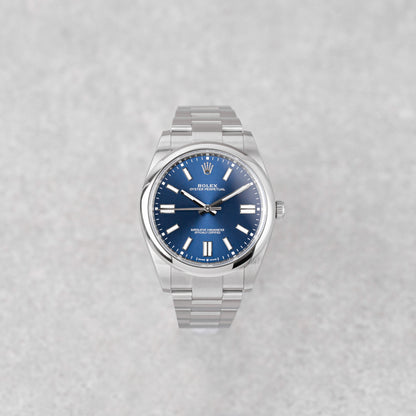 ROLEX OYSTER PERPETUAL 41 BLUE REF: 124300 (2022)