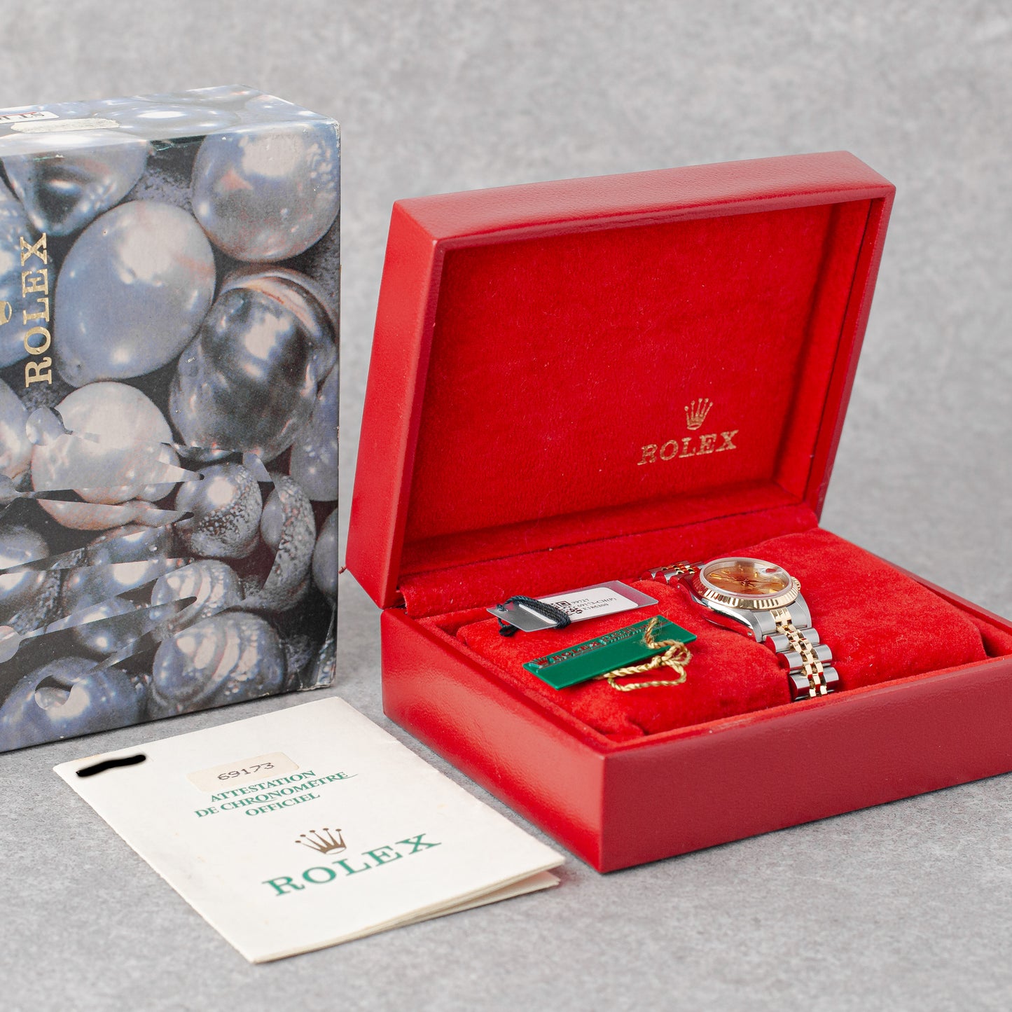 ROLEX LADY-DATEJUST 26 CHAMPAGNE DIAL REF: 69173 (1991)