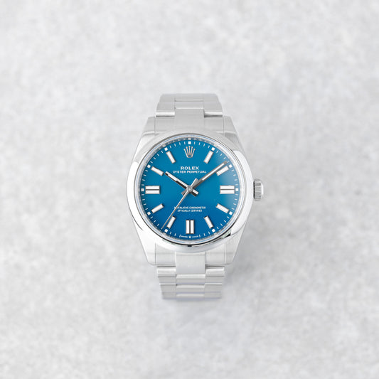 ROLEX OYSTER PERPETUAL 41 AZUL MÉDIO REF: 134300 (2025)