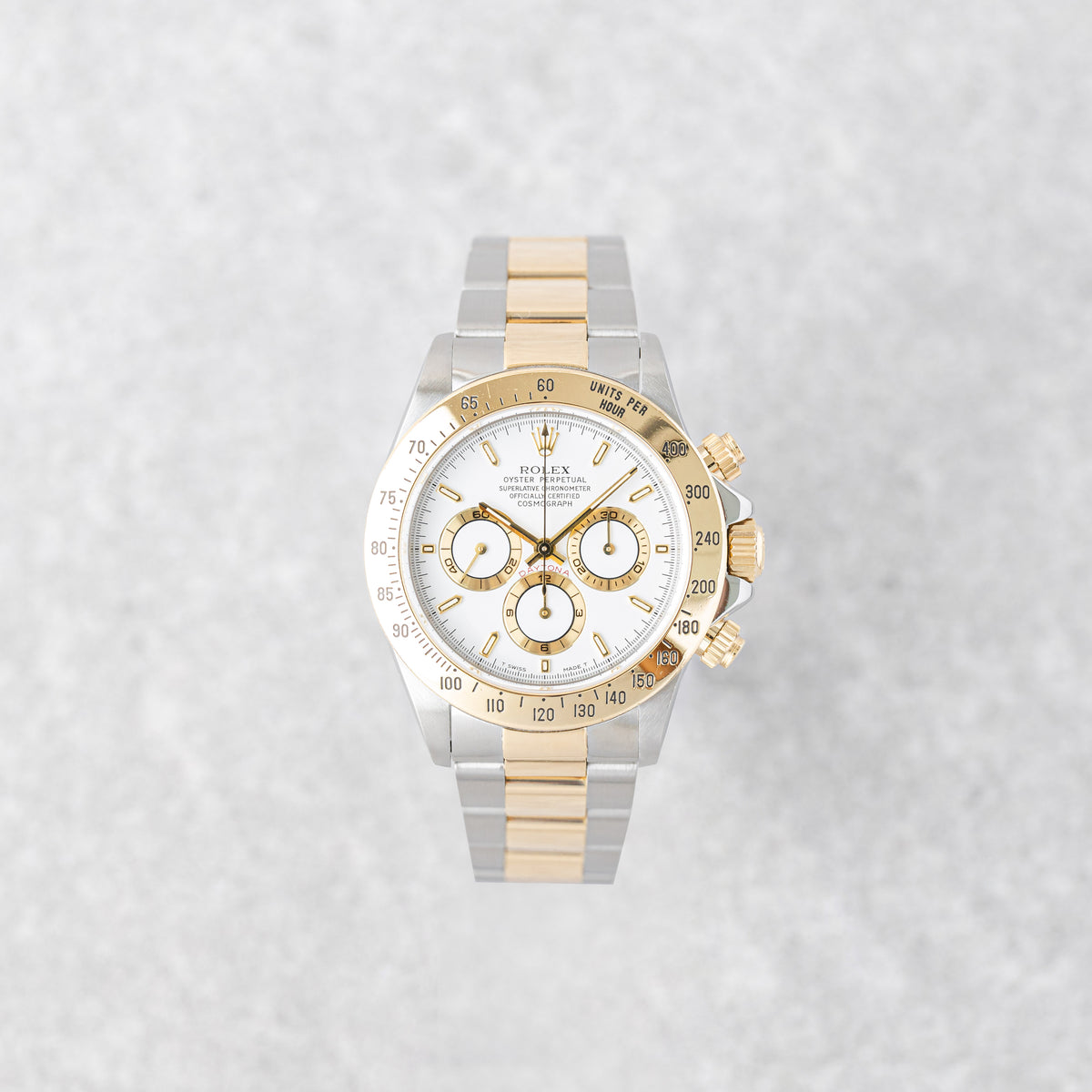 ROLEX DAYTONA 'ZENITH' WHITE DIAL REF: 16523