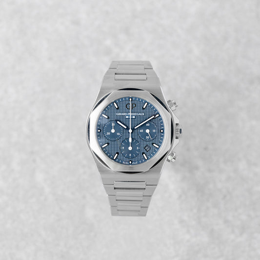 GIRARD-PERREGAUX LAUREATO CHRONOGRAPH BLUE REF: 81020-11-431-11A