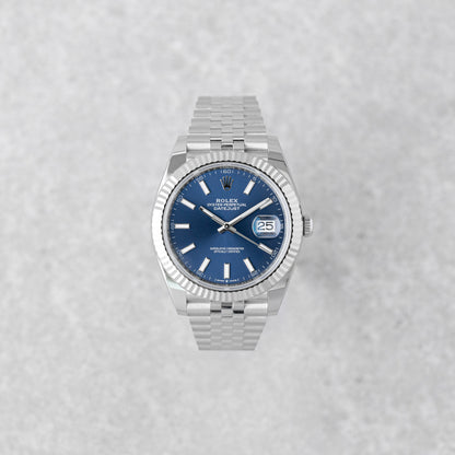 ROLEX DATEJUST 41 BLUE DIAL JUBILEE REF: 126334 (2026)