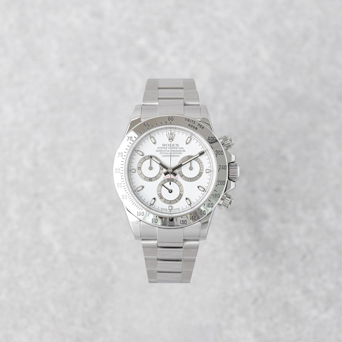 ROLEX DAYTONA "WHITE DIAL" REF: 116520